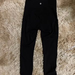 Lululemon black fast and free leggings. Worn a handful of times.
